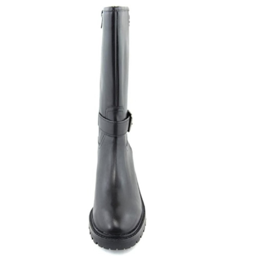 Coach Genie Mid-Shaft Leather Moto Boots - Picture 3 of 7